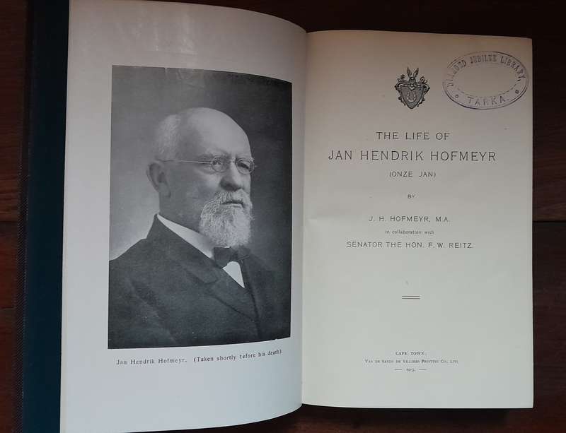 The Life of Jan Hendrik Hofmeyer