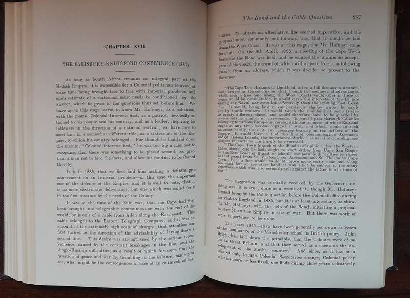 The Life of Jan Hendrik Hofmeyer