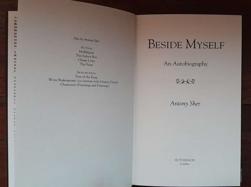 Antony Sher - beside myself