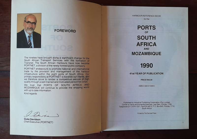 Ports of South Africa and Mosambique 1990