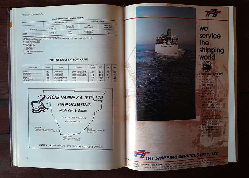 Ports of South Africa and Mosambique 1990