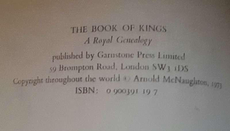 A Royal Genealogy - The Book of Kings (set of 3 files)