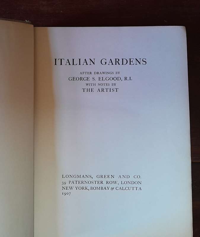 Italian Gardens - published in 1907