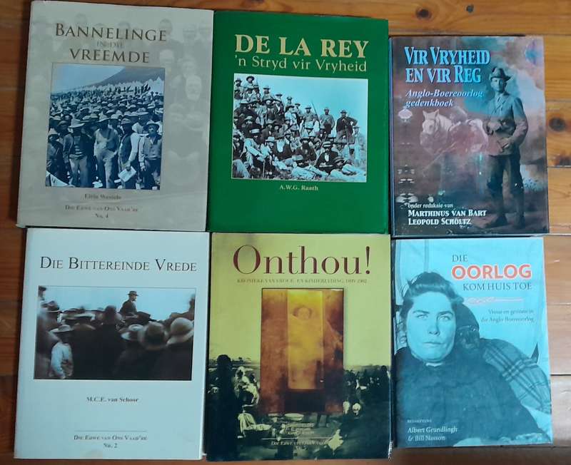 Anglo-Boereoorlog - stel van 6 boeke