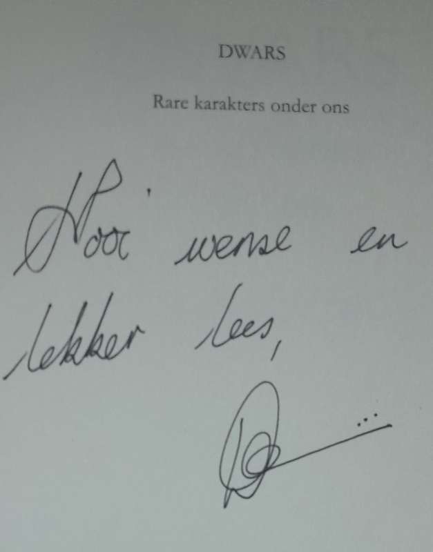 Dwars - signed by author