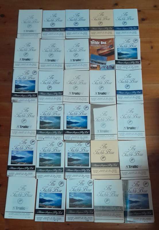 The Tackle Box - set of 30  magazines about fishing