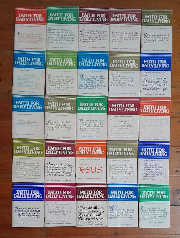Faith for Daily Living - set of 25 booklets