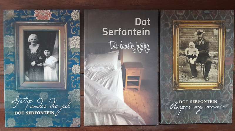 Dot Serfontein - stel van 3 boeke