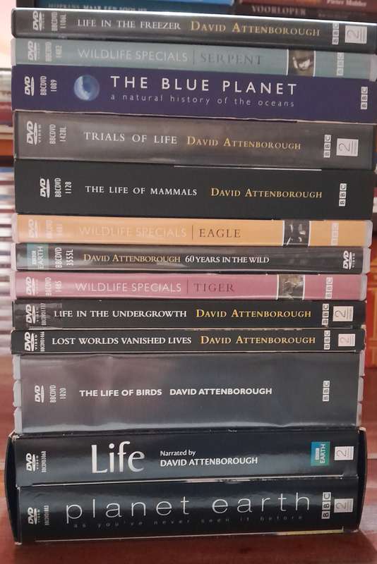 David Attenborough - Set of 32 DVD discs