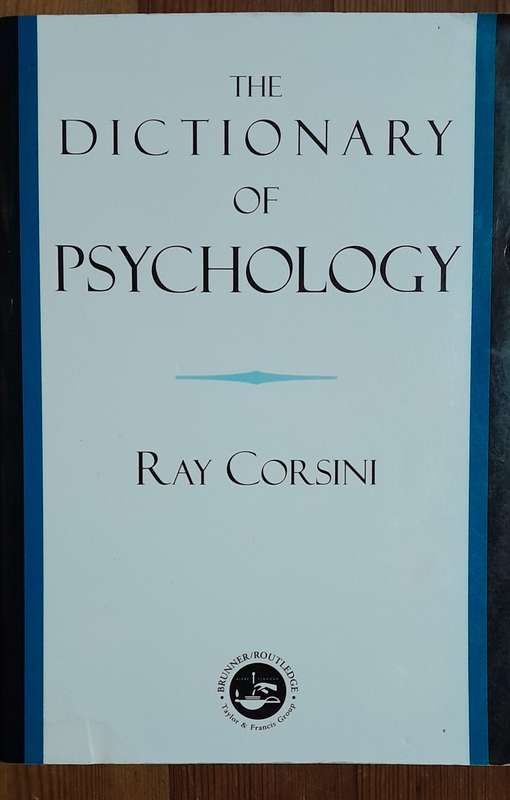 The Dictionary of Phsycology