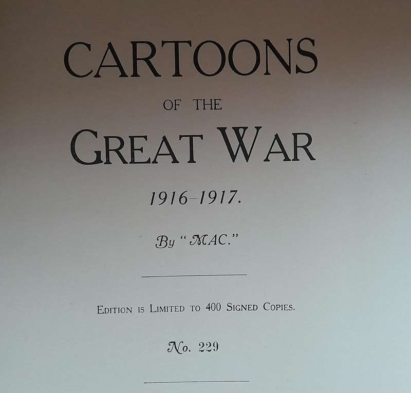 Cartoons of the Great War 1916-1917 & 1917-1918-1919 - Mac