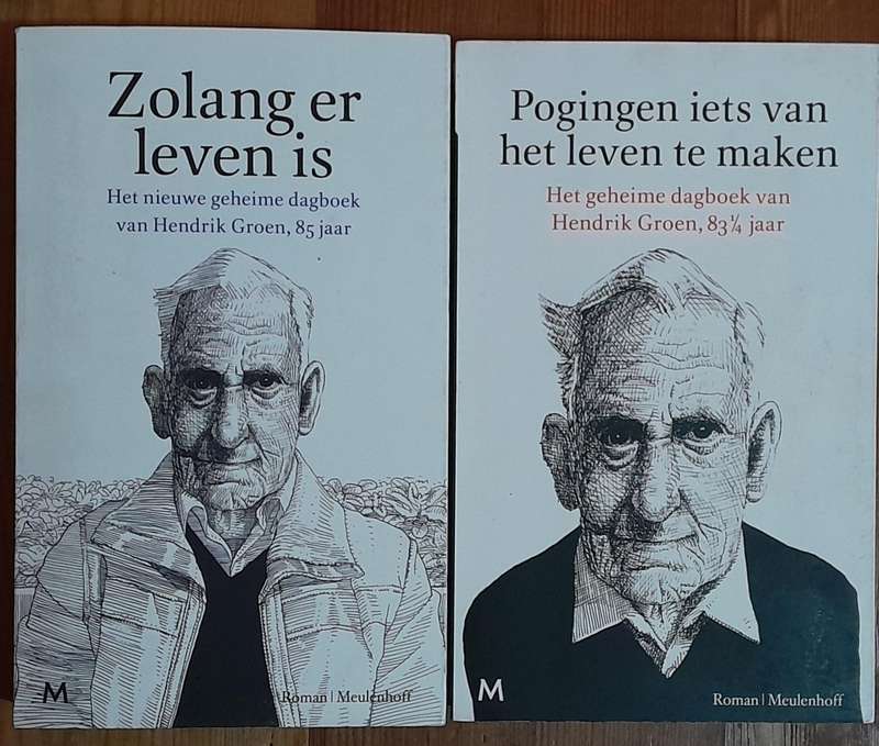 Zolang er lewen is - set of 2 books by Hendrik Groen