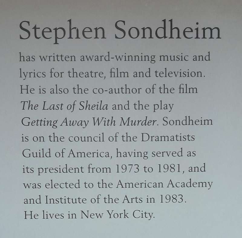 Stephen Sondheim - Look, I Made a Hat