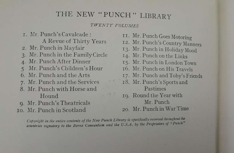 The New "Punch" Library - set of Twenty Volumes