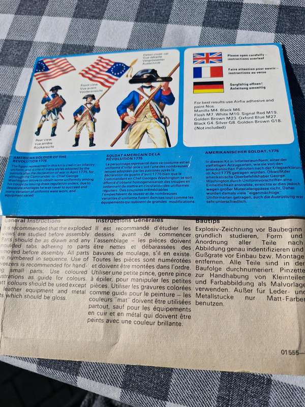 Airfix American Soldier 1775