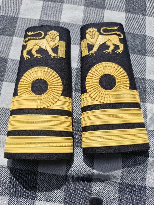 SA Navy Commander Rank Epaulettes