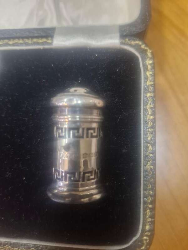 Stirling silver condiment set