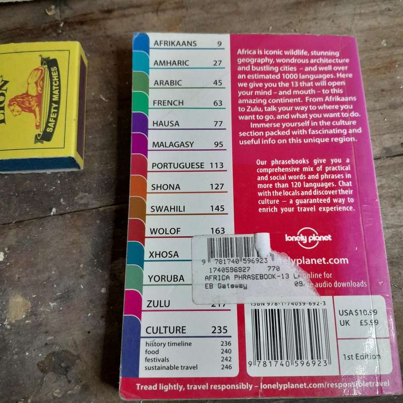 Portuguese Phrasebook & Africa Phrasebook