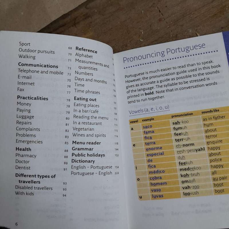 Portuguese Phrasebook & Africa Phrasebook