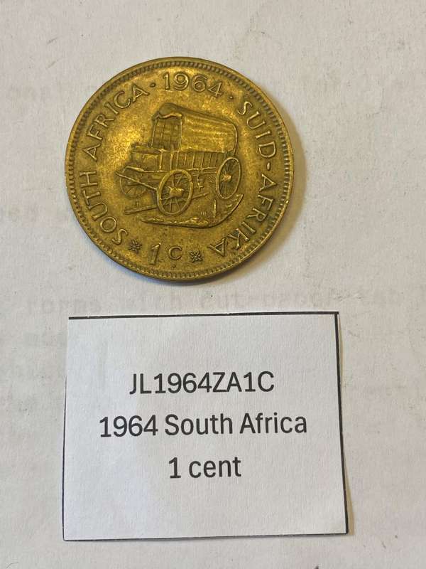 1964 South Africa 1 cent coin