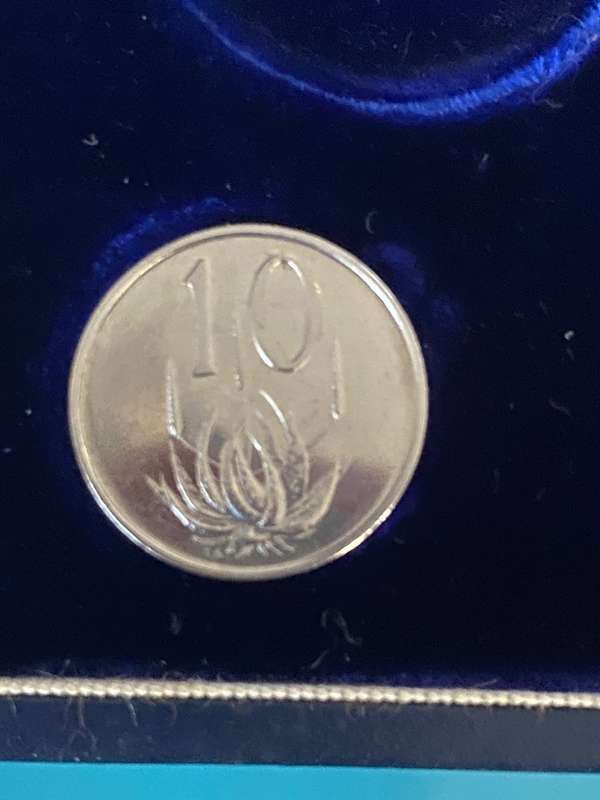 1965 South Africa Partial Short proof set- UNC 1c to 20c