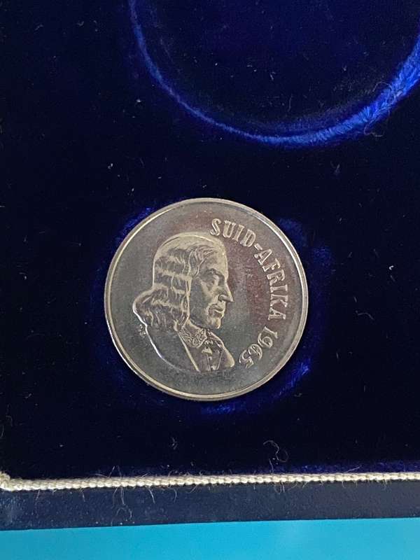 1965 South Africa Partial Short proof set- UNC 1c to 20c