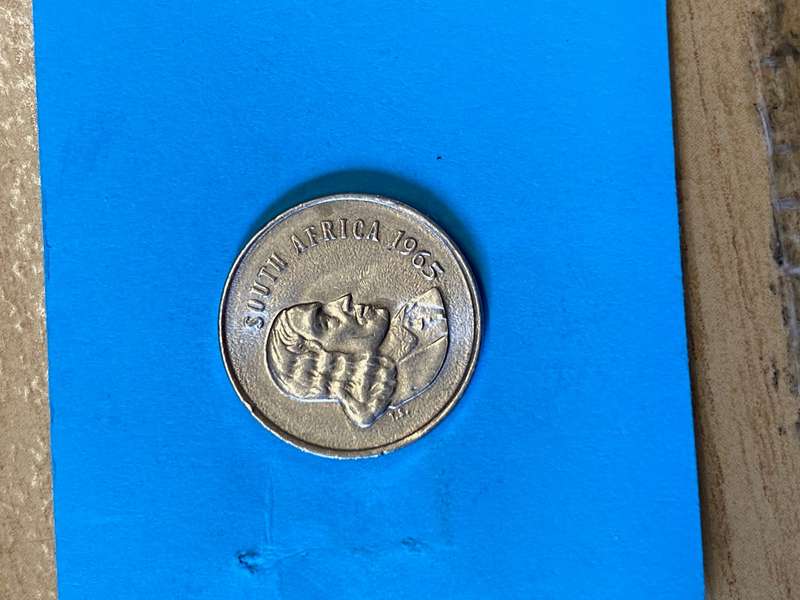 1965 South Africa 5 cent - English - BID PER COIN