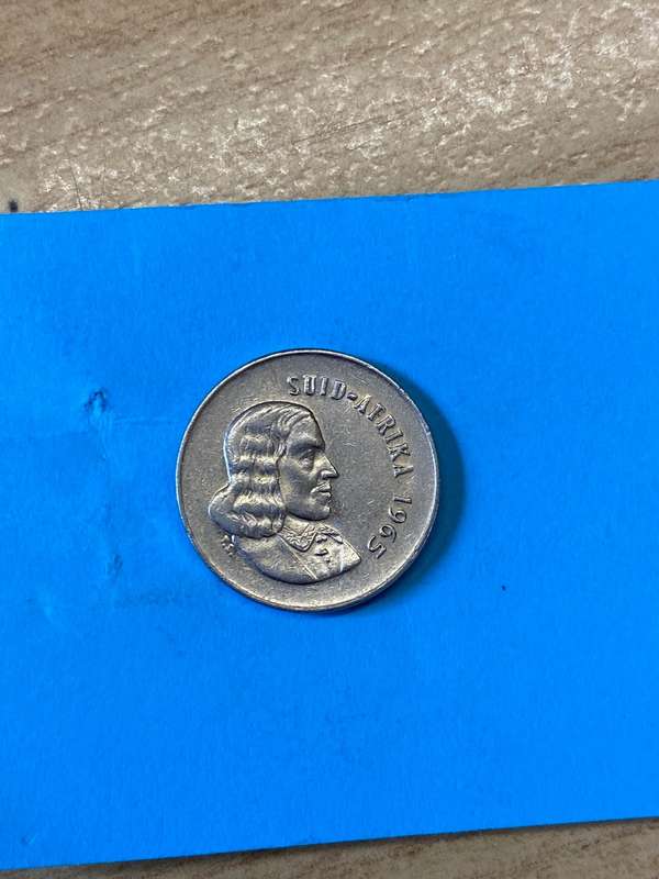 1965 South Africa 5 cent - AFRIKAANS