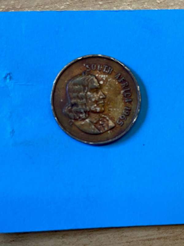 1965 South Africa 5 cent - English