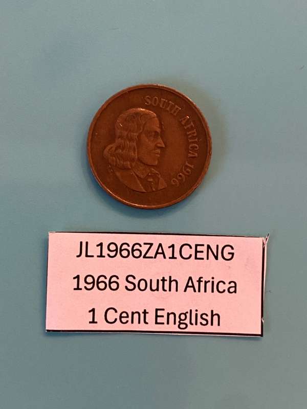 1966 South Africa 1 cent - English - BID PER COIN