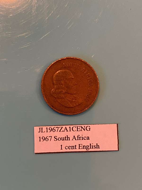 1967 South Africa 1 cent - English - BID PER COIN