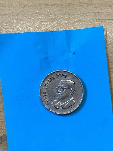 1968 South Africa 5 cent - AFIKAANS