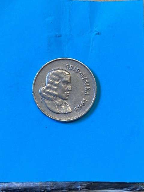 1969 South Africa 5 cent - AFRIKAANS - BID PER COIN
