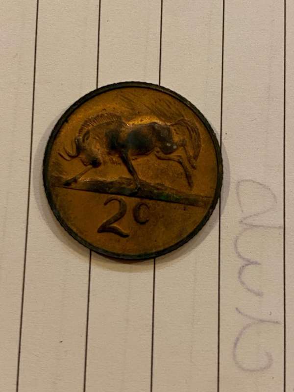 1969 South Africa 2 cent - ENGLISH - BID PER COIN
