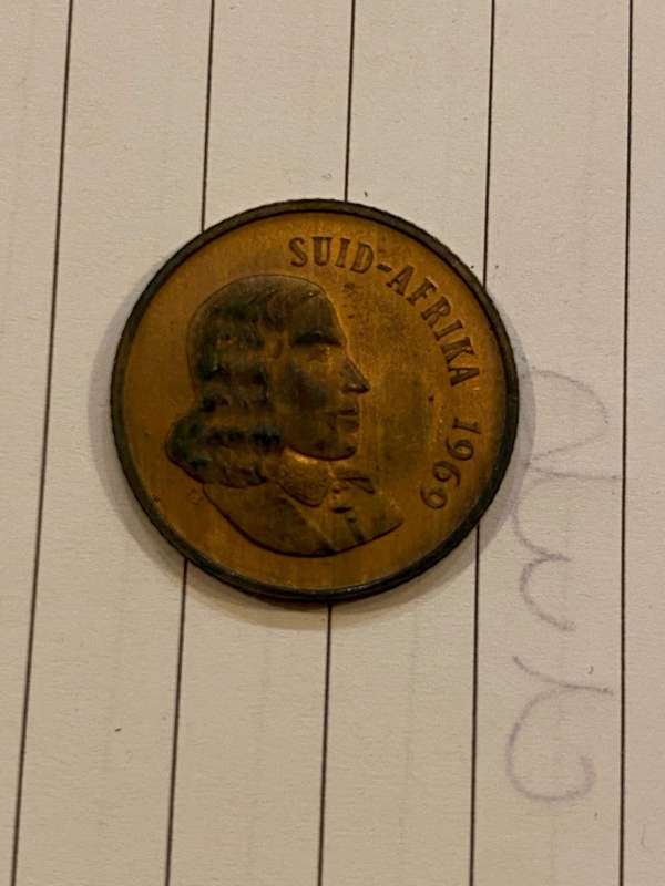 1969 South Africa 2 cent - ENGLISH - BID PER COIN