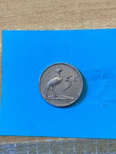 1970 South Africa 5 cent - BID PER COIN