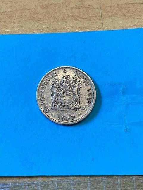 1970 South Africa 5 cent - BID PER COIN