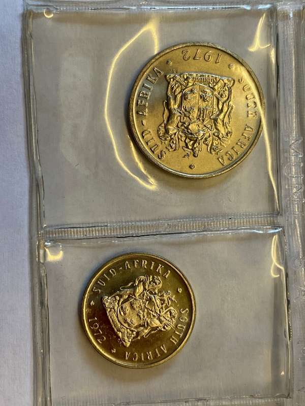 1972 South Africa (UNC)Mint Pack - MISSING R1 (1/2c to 50c)
