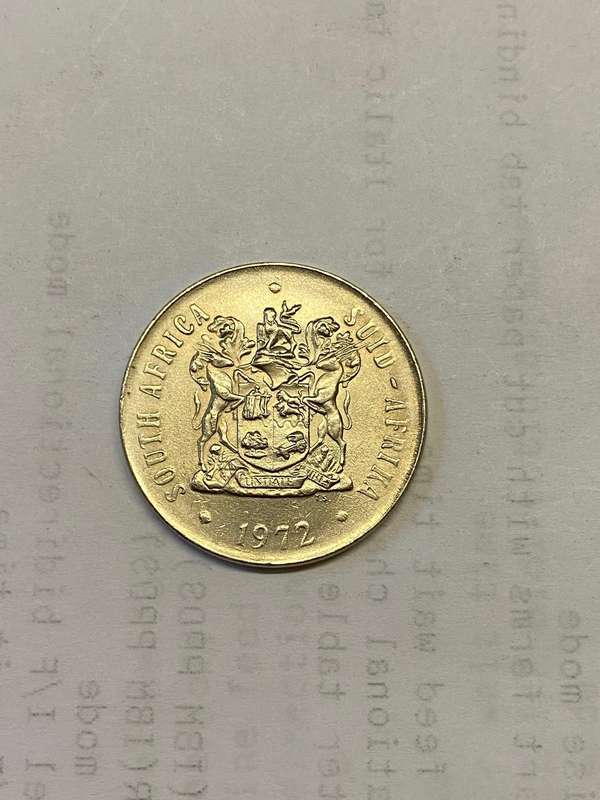 1972 South Africa 50 cent