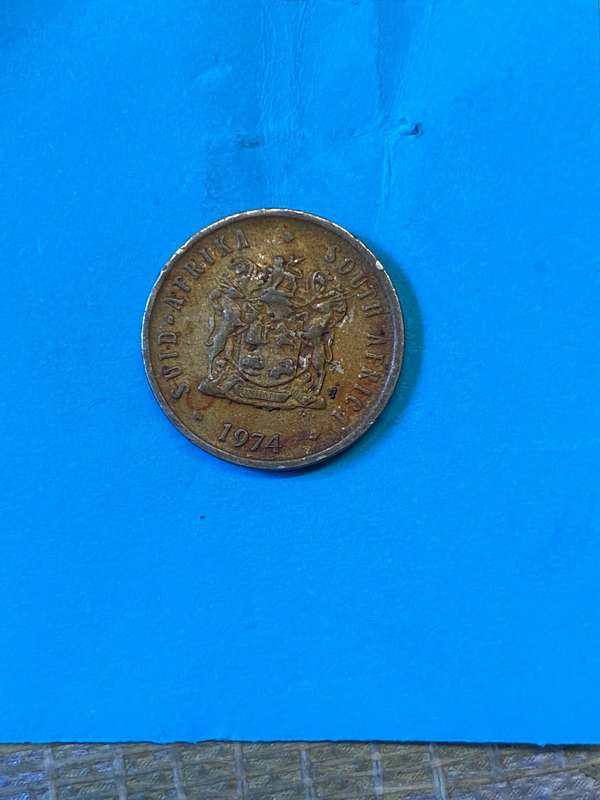 1974 South Africa 5 cent
