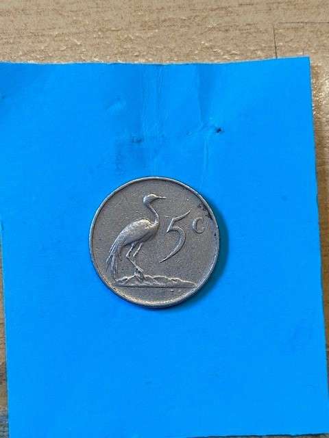 1974 South Africa 5 cent