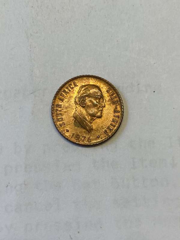 1976 South Africa half cent