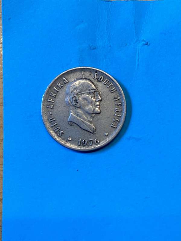 1976 South Africa 5 cent