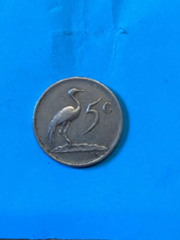 1976 South Africa 5 cent
