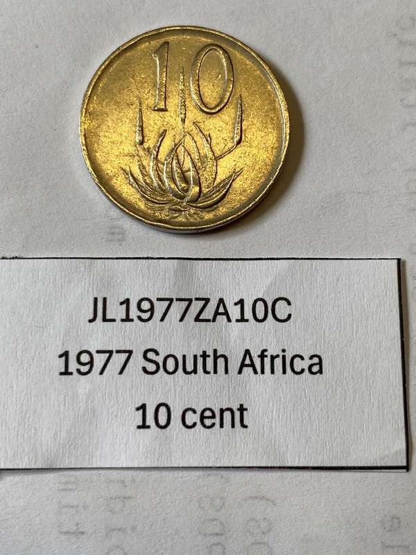 1977 South Africa 10 cent