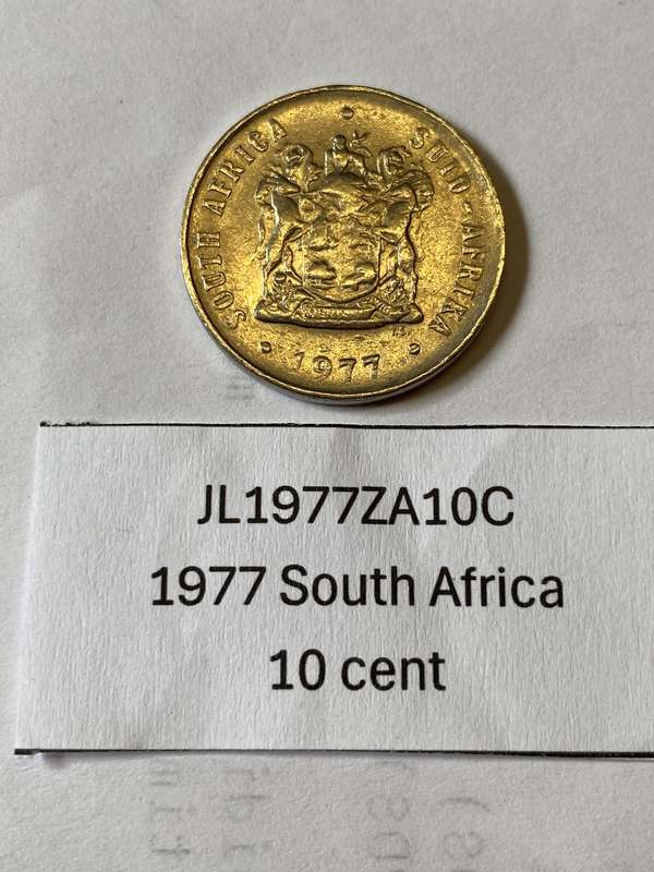 1977 South Africa 10 cent