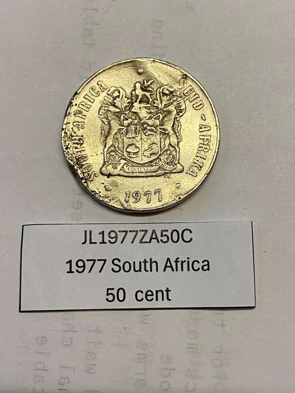 1977 South Africa 50 cent