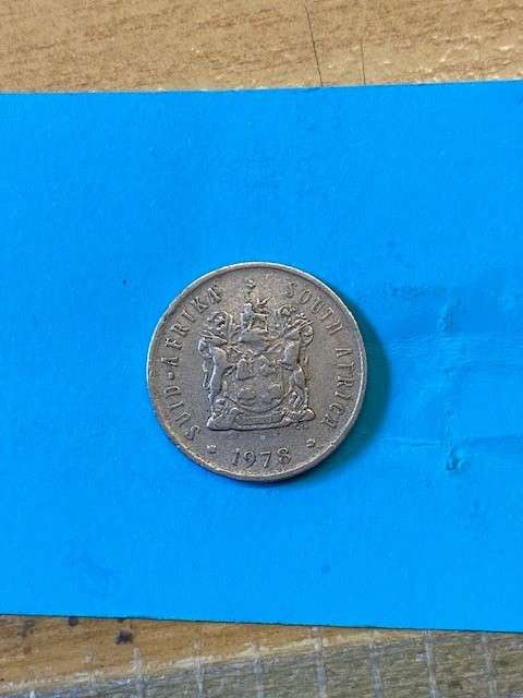 1978 South Africa 5 cent - BID PER COIN