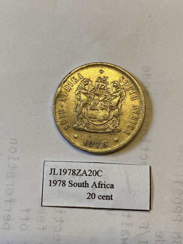 1978 South Africa 20 cent