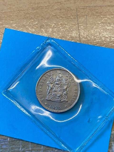 1978 South Africa 5 cent IN POUCH